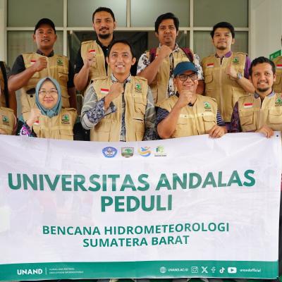 Tim ke-2 Tanggap Darurat Unversitas Andalas di Kabupaten Pariaman