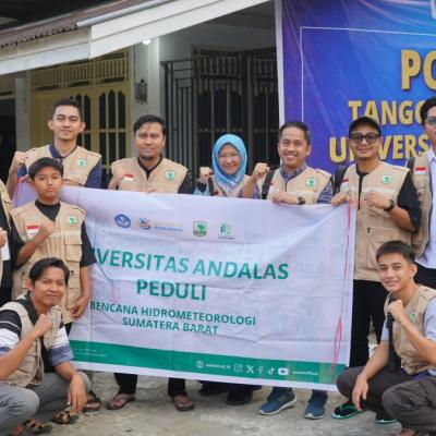 Tim ke-8 Tanggap Bencana UNAND di Kabupaten Agam