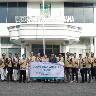 Tim ke-4 Tanggap Bencana UNAND di Kabupaten Padang Pariaman